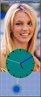Britney Spears Clock
